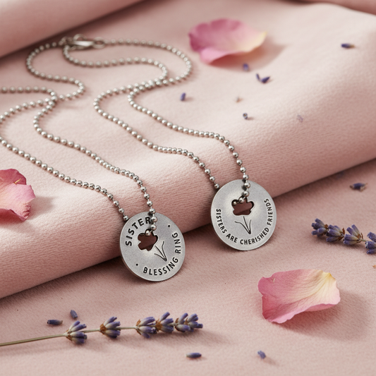 Sister Blessing Ring Styled Flat Lay