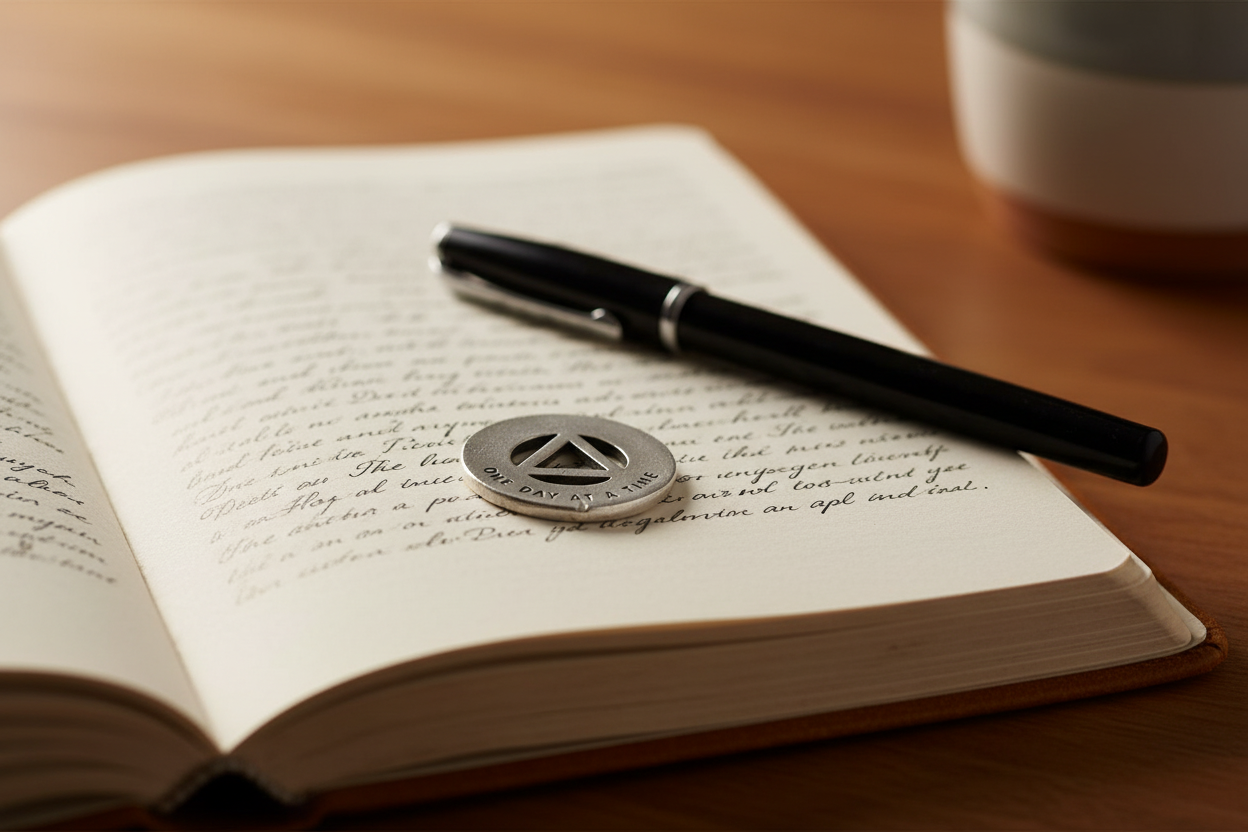 Sobriety Blessing Ring on Open Journal