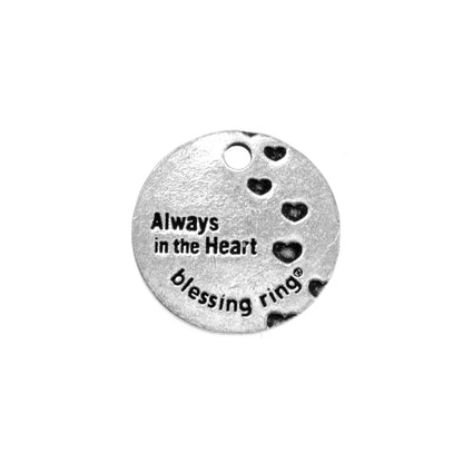 Forever Love, Always in the Heart Blessing Ring