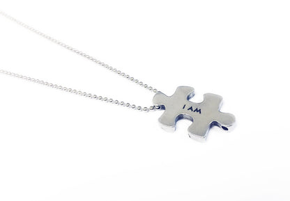 "I AM" Puzzle on Ball Chain Necklace (Click to see options) - Whitney Howard Designs
