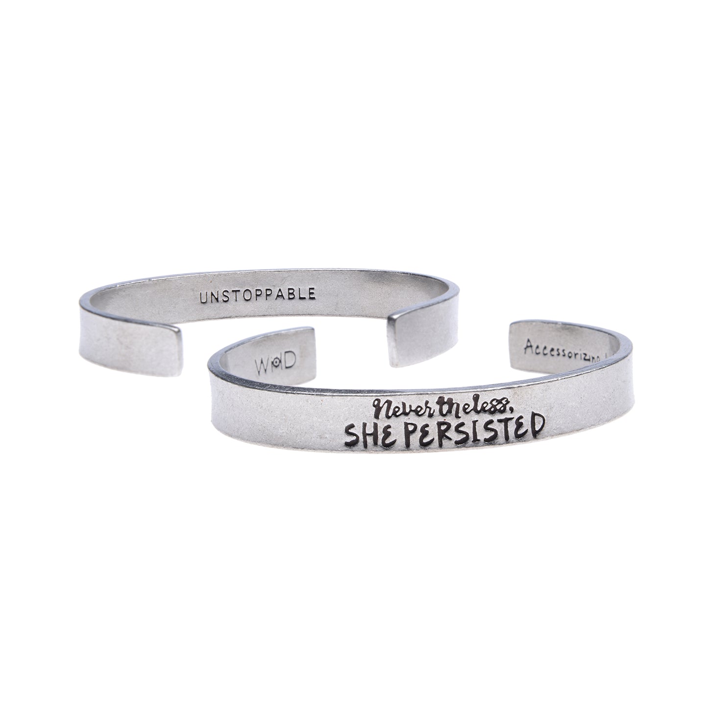 Nevertheless, She Persisted Quotable Cuff Bracelet - Elizabeth Warren