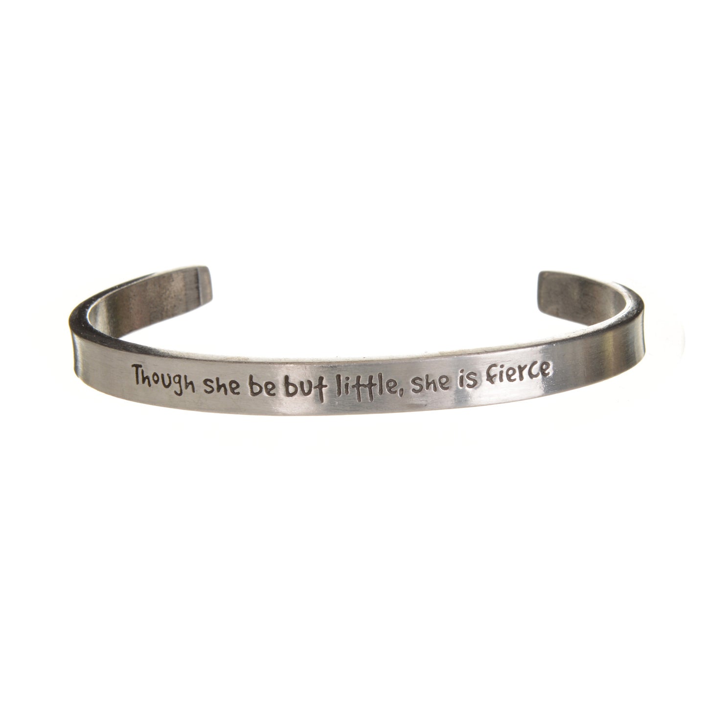 Though She be but Little She is Fierce Quotable Bracelet