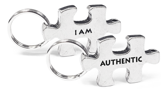 "I AM" Authentic Puzzle Piece Charm