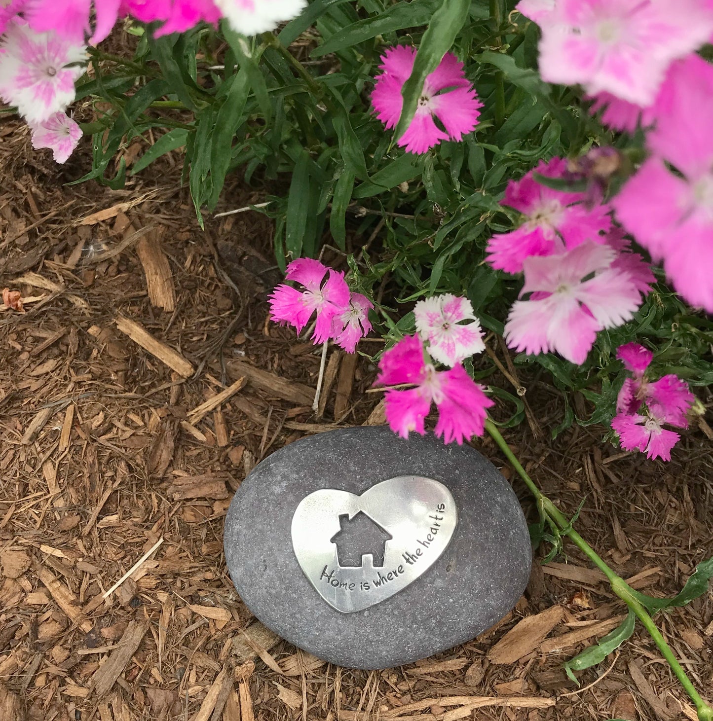 Home is Where the Heart Is - Rock Garden - Perfect Housewarming Gift for New Home Owners