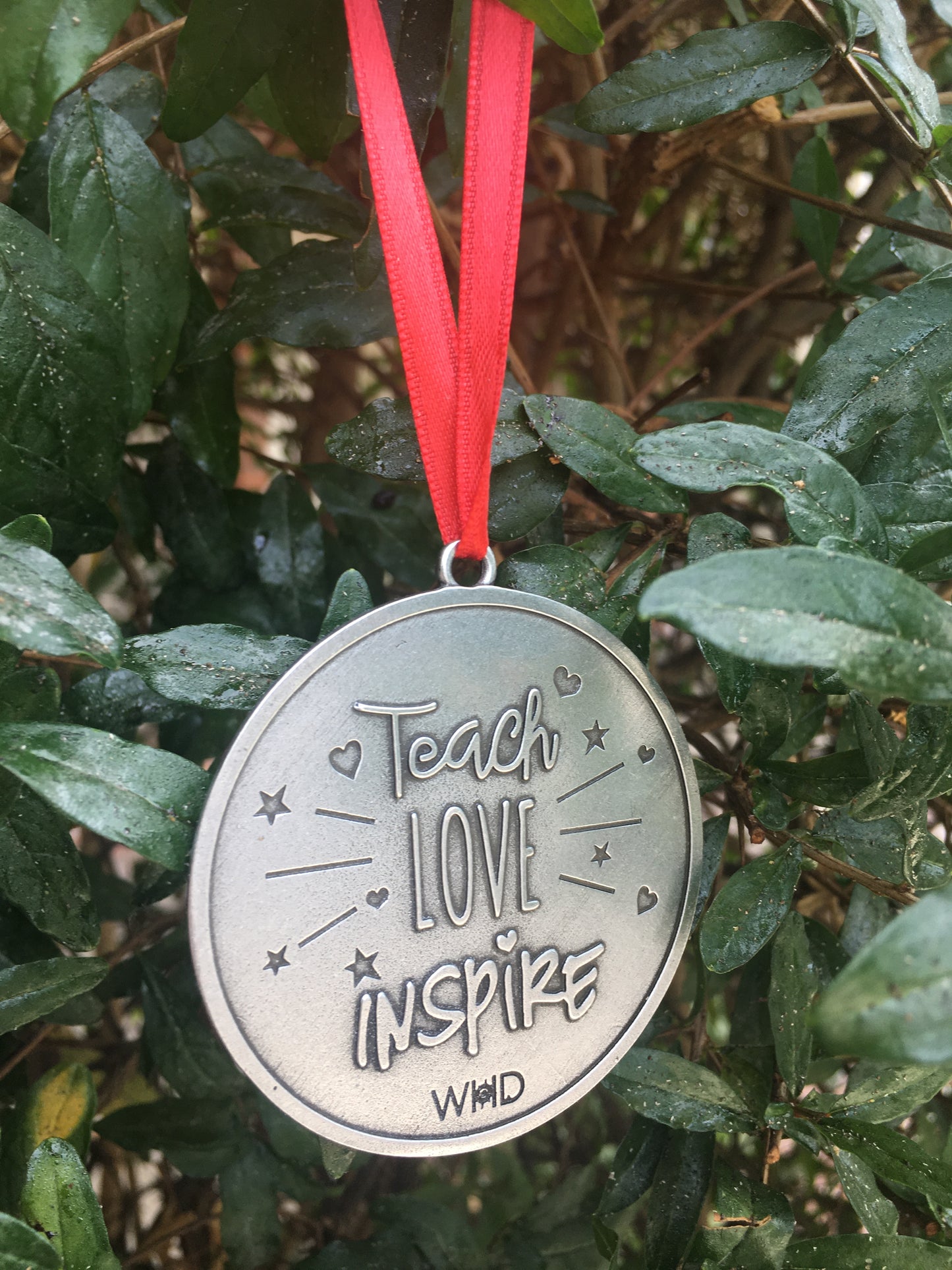 Teacher Love Inspire - Teacher Ornament - Whitney Howard Designs