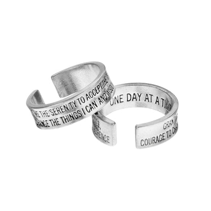 Serenity Prayer Inspire Rings