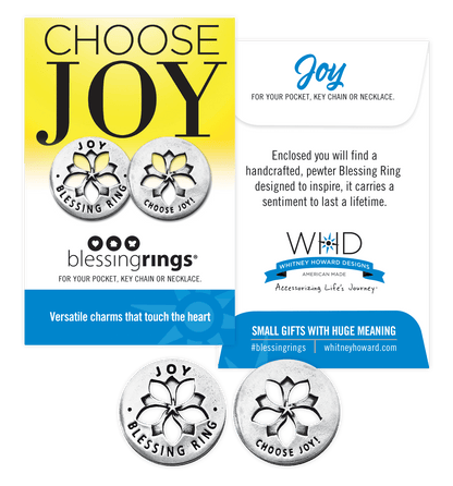 Joy Blessing Ring Charm