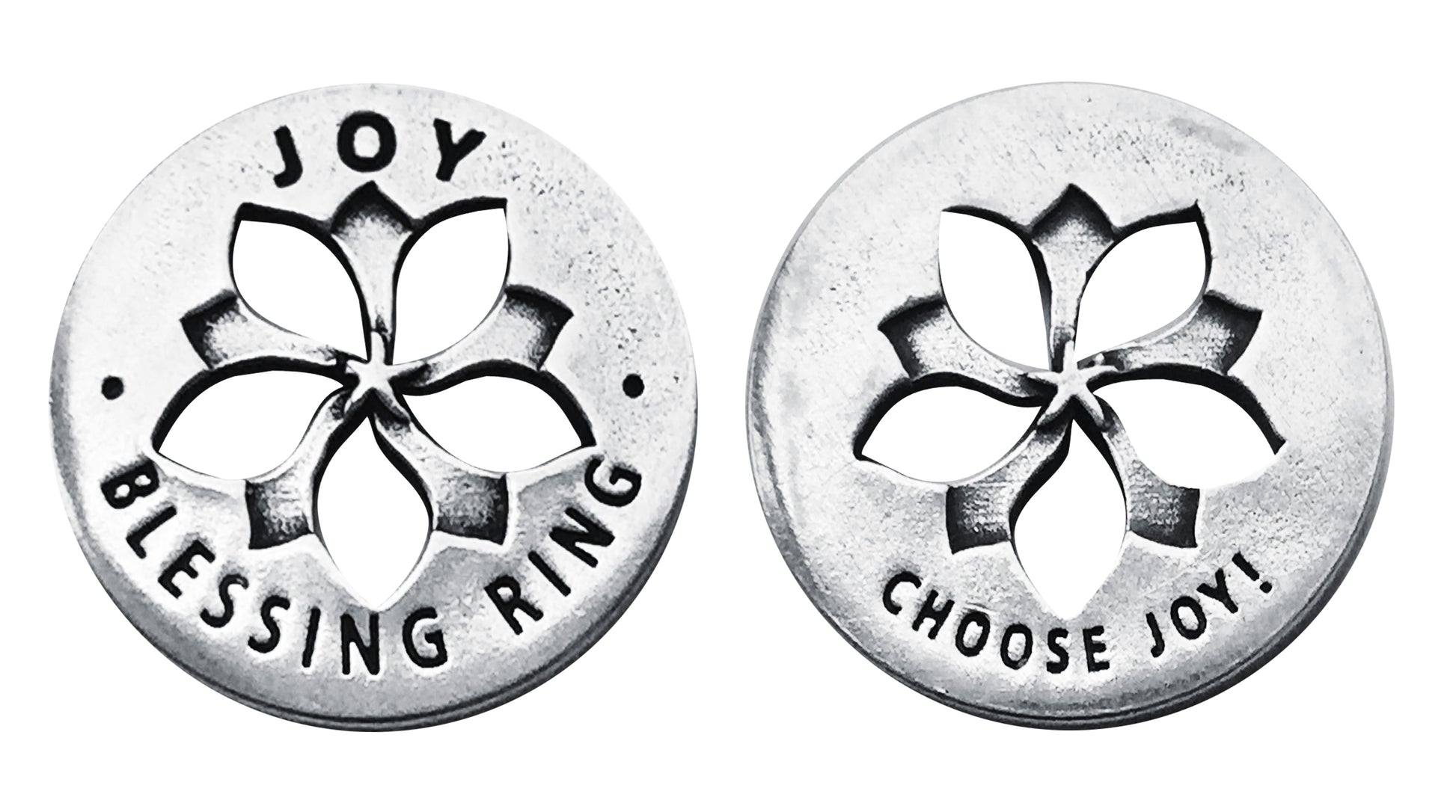 Joy Blessing Ring front and back