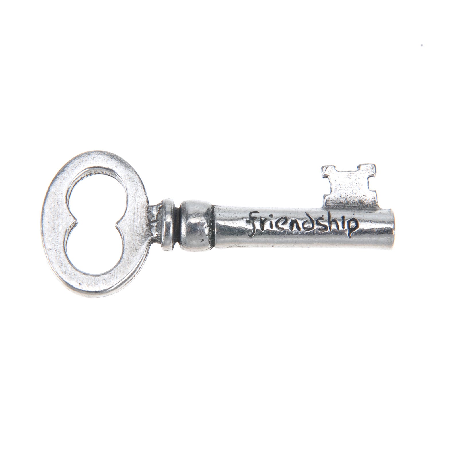 Friendship Key Charm | Inspiring Key Charms for Necklaces & Bracelets Loose Handcrafted in Pewter