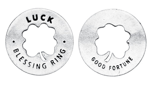 Luck Blessing Ring front and back