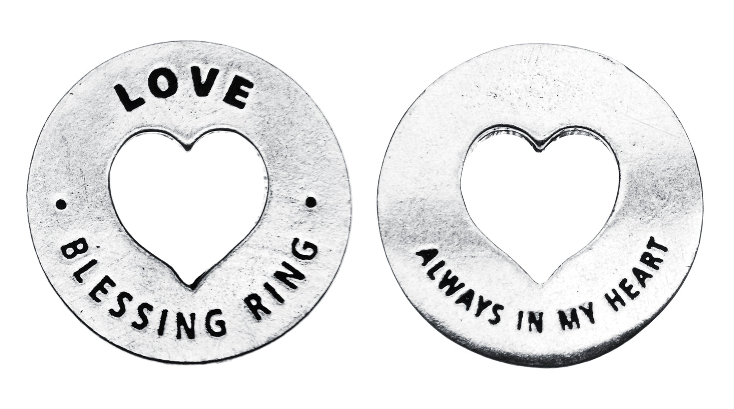 Love Blessing Ring front and back