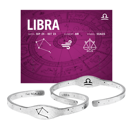 Zodiac Cuff Bracelet - Libra