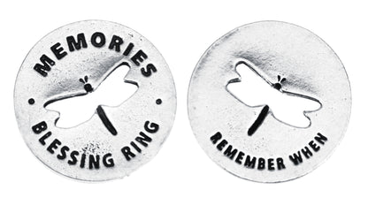 Memories Blessing Ring front and back