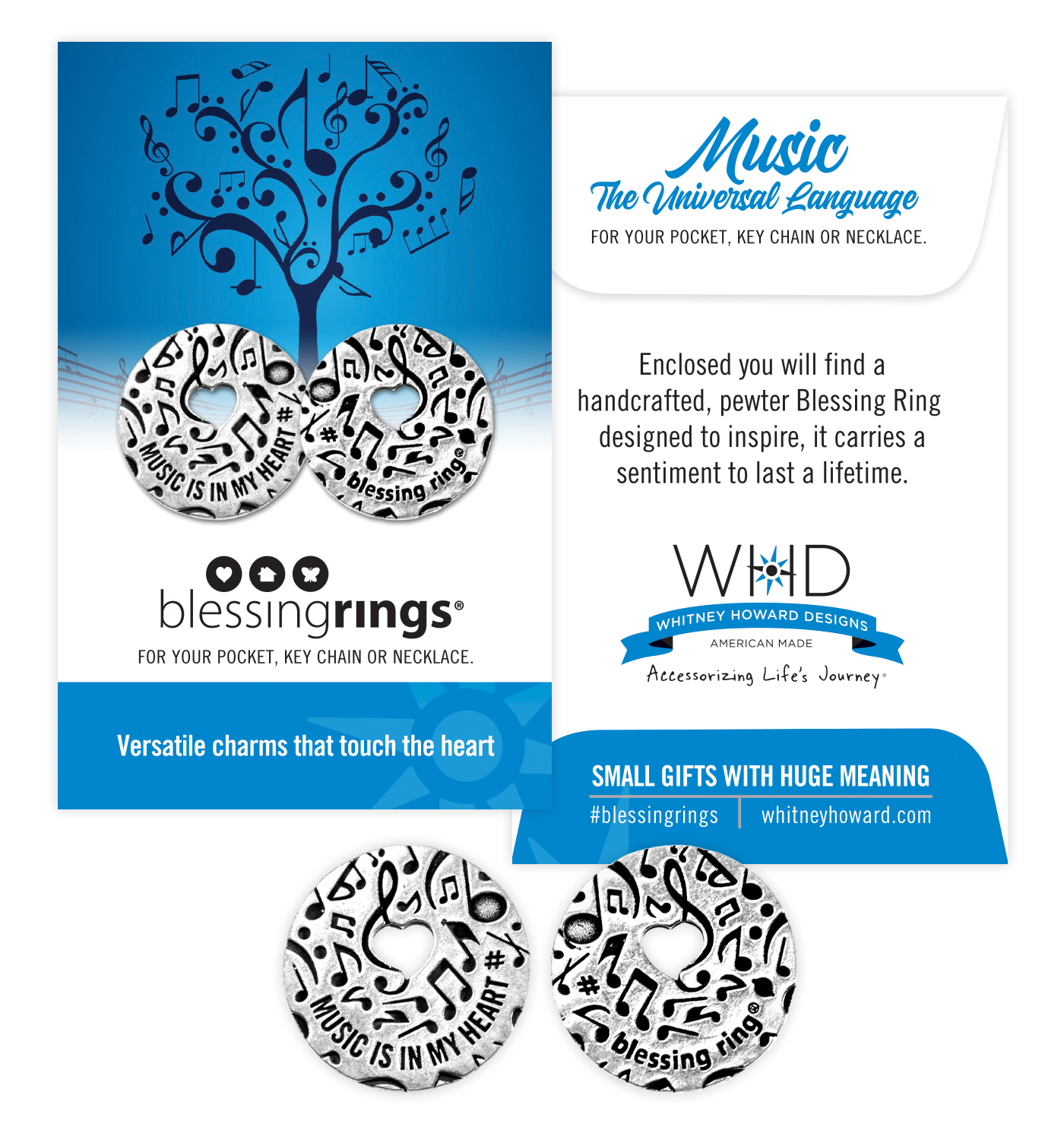 Music In My Heart Blessing Ring Envelope