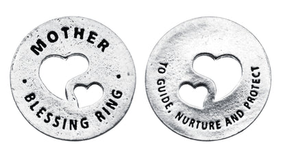 Mother Blessing Ring front and back