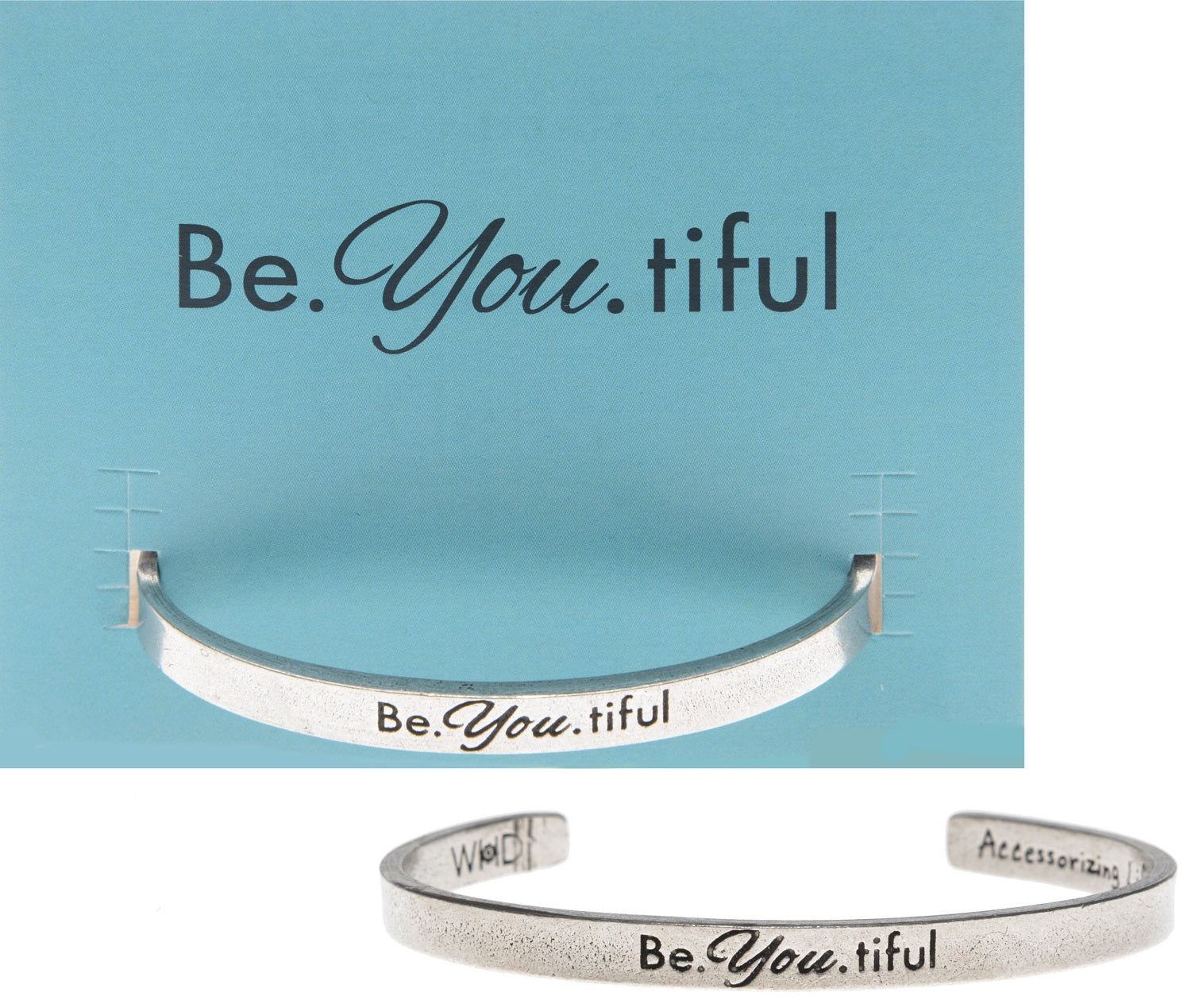 Be You tiful Quotable Cuff Bracelet with backer card 2