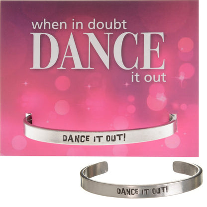 Dance it Out Quotable Cuff Bracelet with backer card 2