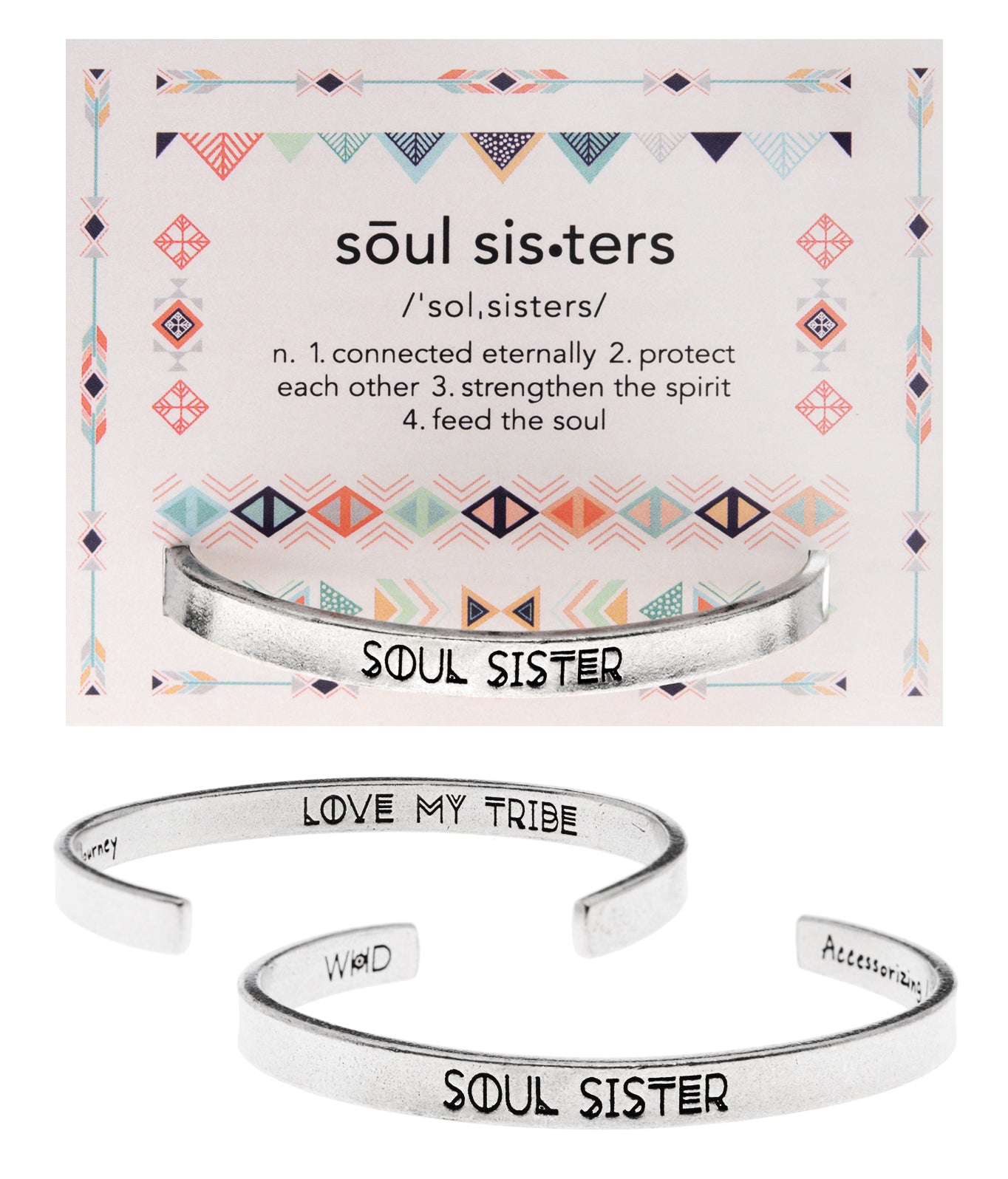 Soul Sister Bracelet- Personalized Bracelet, Sisters not by birth but –  Sugartree and Company