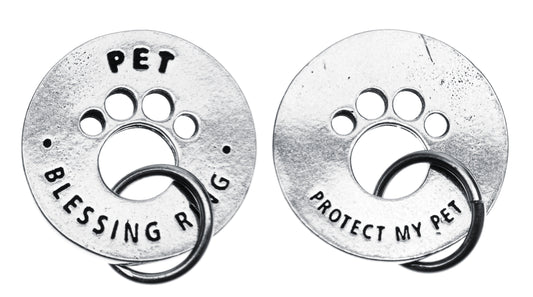 Pet Blessing Ring front and back