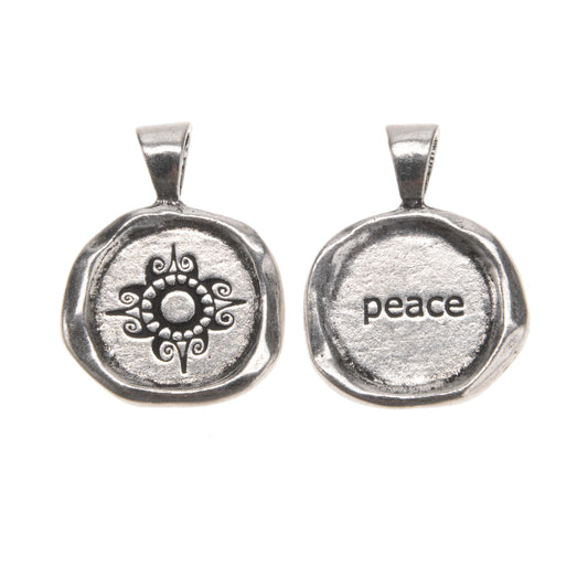 Peace Wax Seal front and back