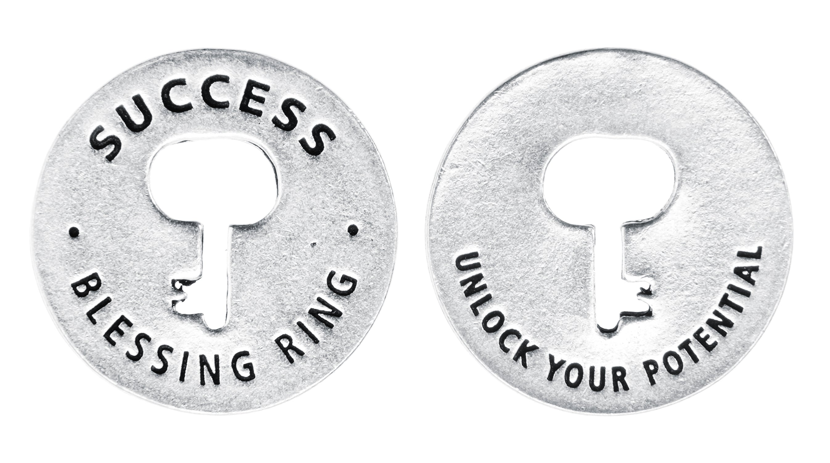 Success Blessing Ring Charm, Key, Handcrafted | Unlock Your Potential ...