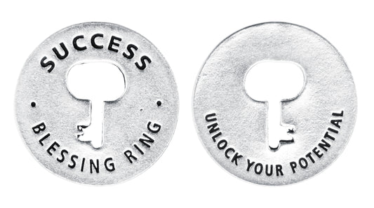 Success Blessing Ring front and back