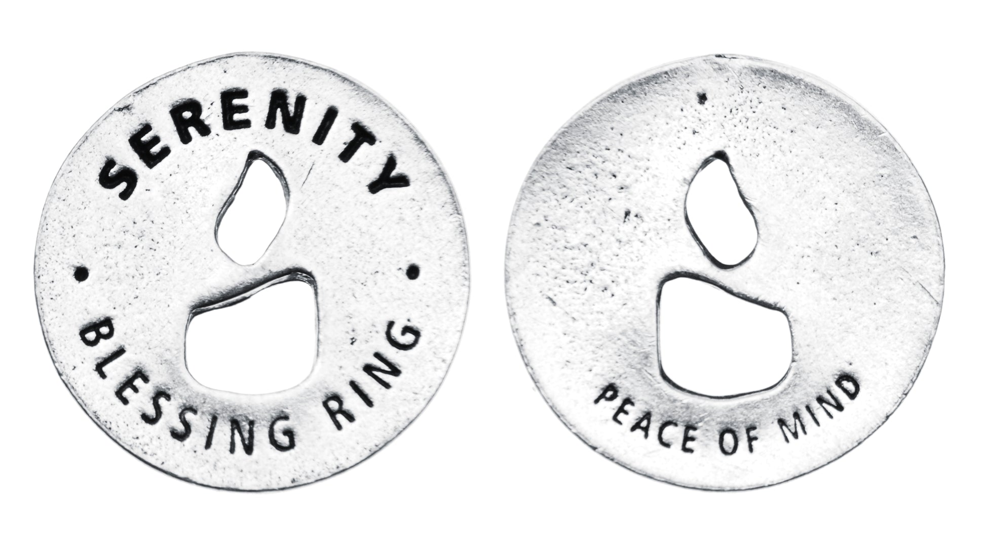 Serenity Blessing Ring front and back
