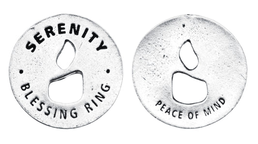 Serenity Blessing Ring front and back