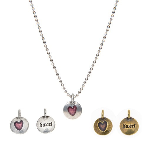 Sweet - Hearts of Gold Necklace - Whitney Howard Designs