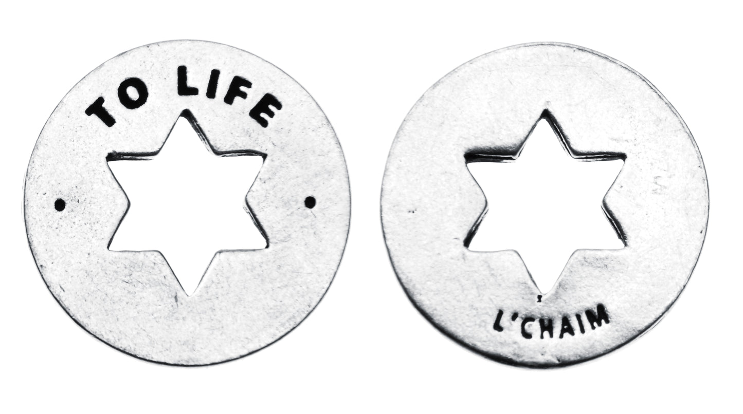 To Life Blessing Ring on front and back