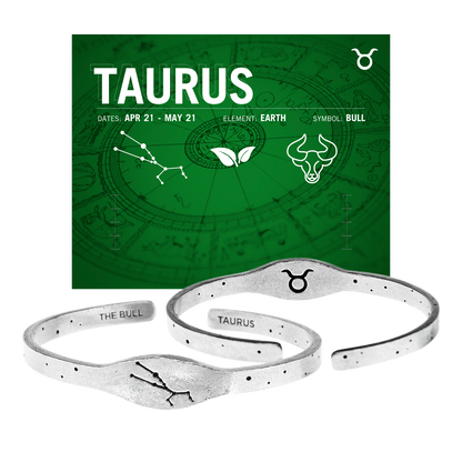 Zodiac Cuff Bracelet - Taurus