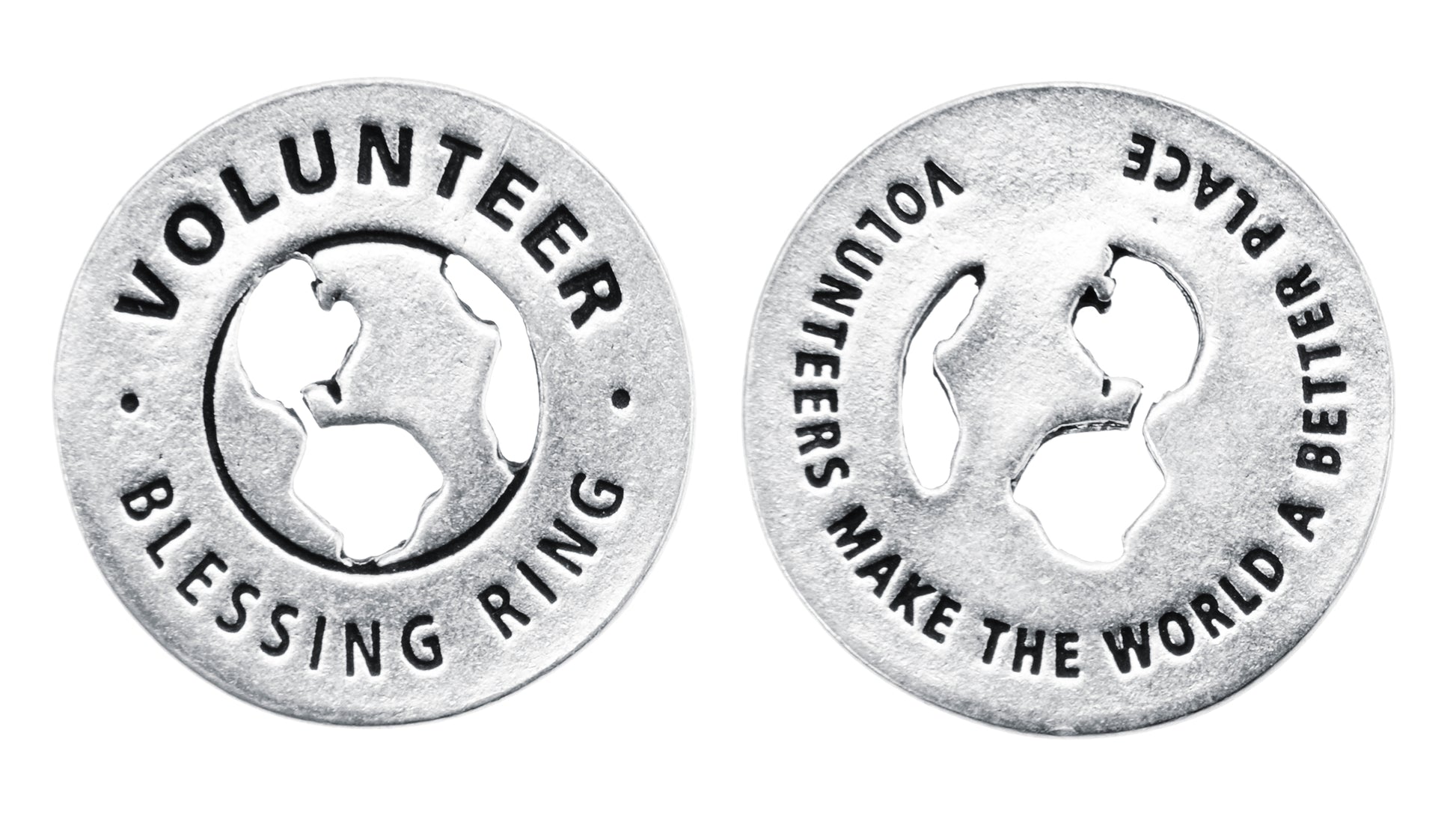 Volunteer Blessing Ring front and back