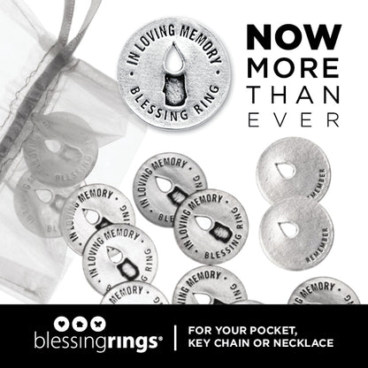 In Loving Memory Blessing Ring (on back - remember) - Whitney Howard Designs