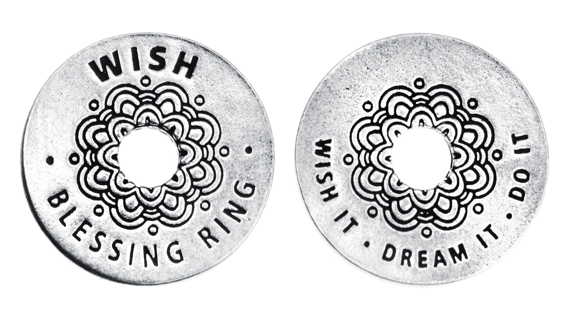 Wish Blessing Ring front and back
