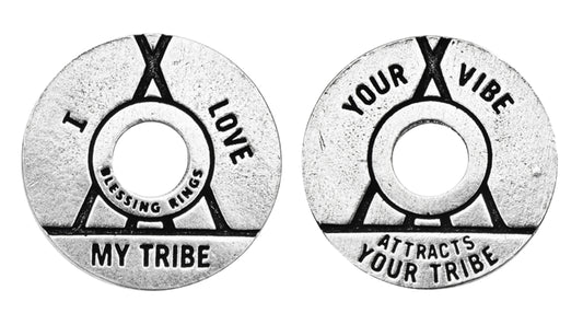 I Love My Tribe Blessing Ring front and back