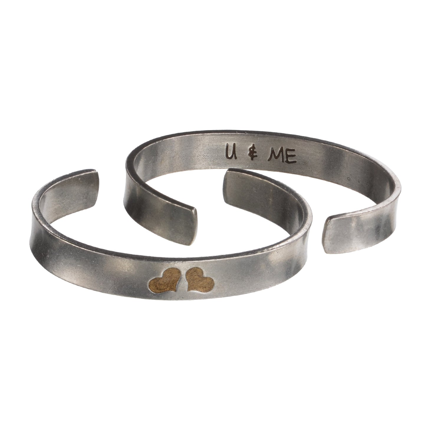 U & Me Quotable Cuff Bracelet front and back