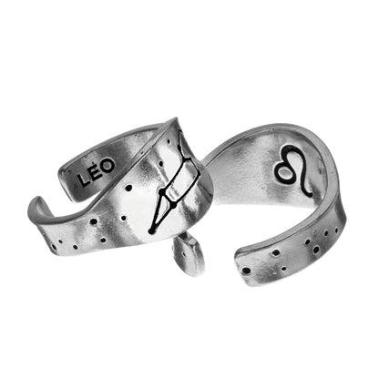 Zodiac Ring - Leo - Celestial