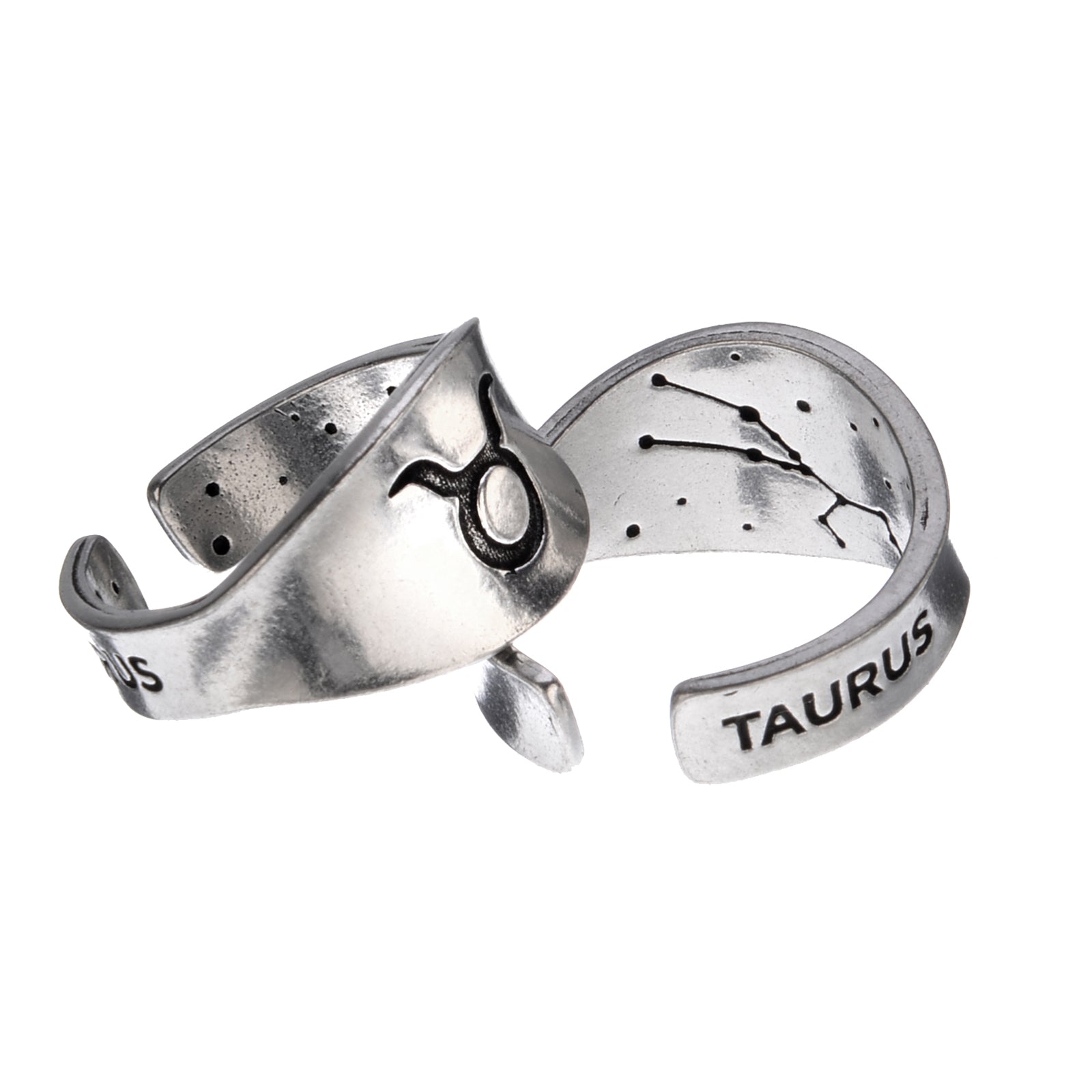Zodiac Sign Signet Ring - Taurus - Symbol | Jewelry Zodiac Sign Signet Ring - Taurus - Symbol | Jewelry
