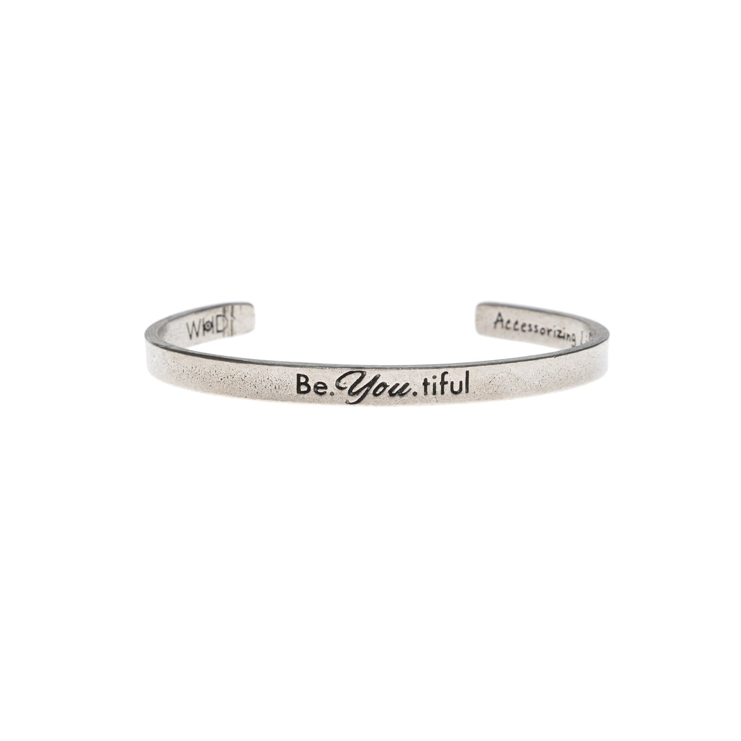 Be You tiful Quotable Cuff Bracelet front