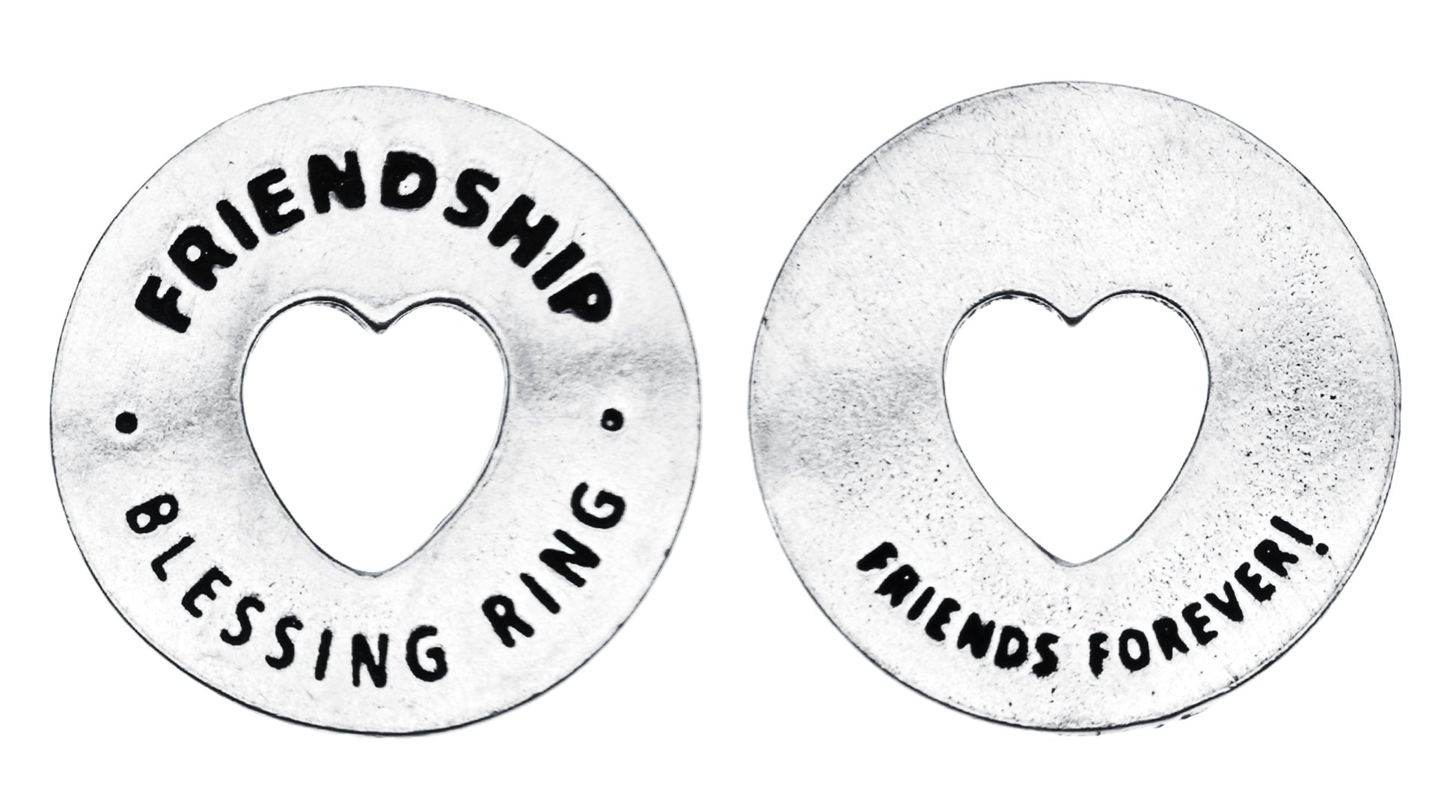 Friendship Blessing Ring front and back
