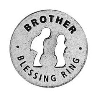 Brother Blessing Ring (on back - through the years, always there) - Whitney Howard Designs