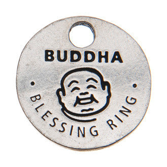 Buddha Blessing Ring (on back - little lucky Buddha) - Whitney Howard Designs