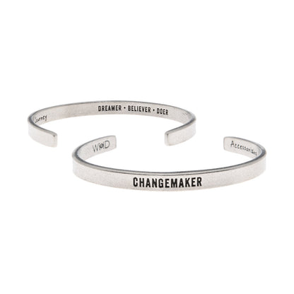 Changemaker Quotable Cuff Bracelet