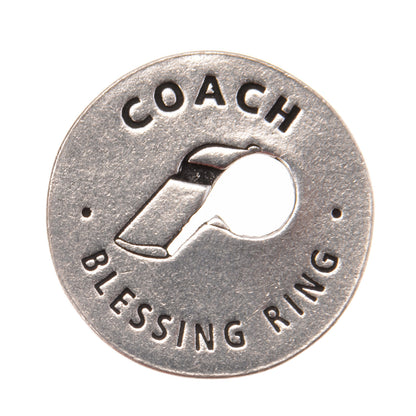 Coach Blessing Ring (on back - motivates, inspires, encourages) - Whitney Howard Designs