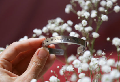 Comfort-Healing-Peace Quotable Cuff Bracelet