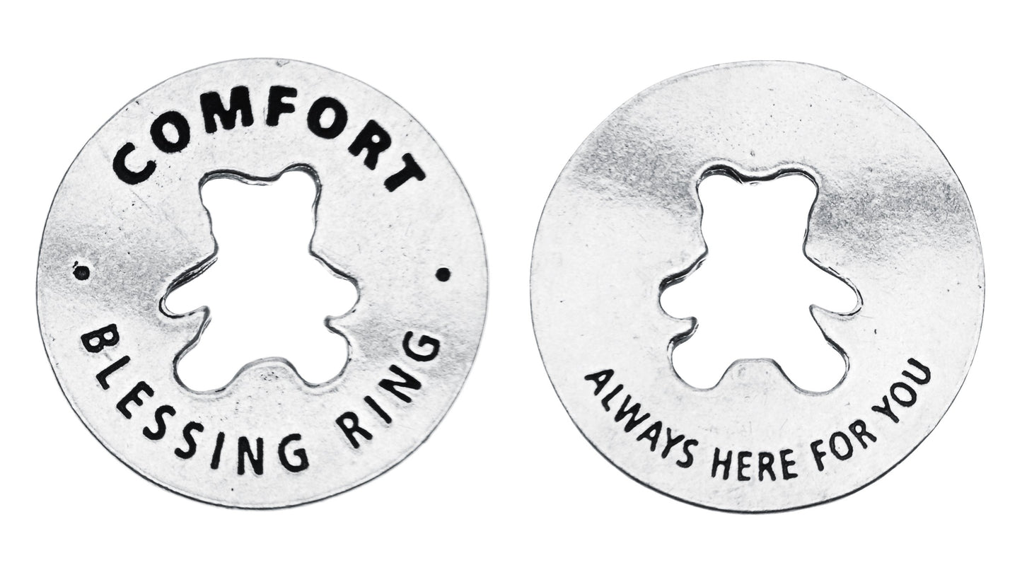 Comfort Blessing Ring front and back