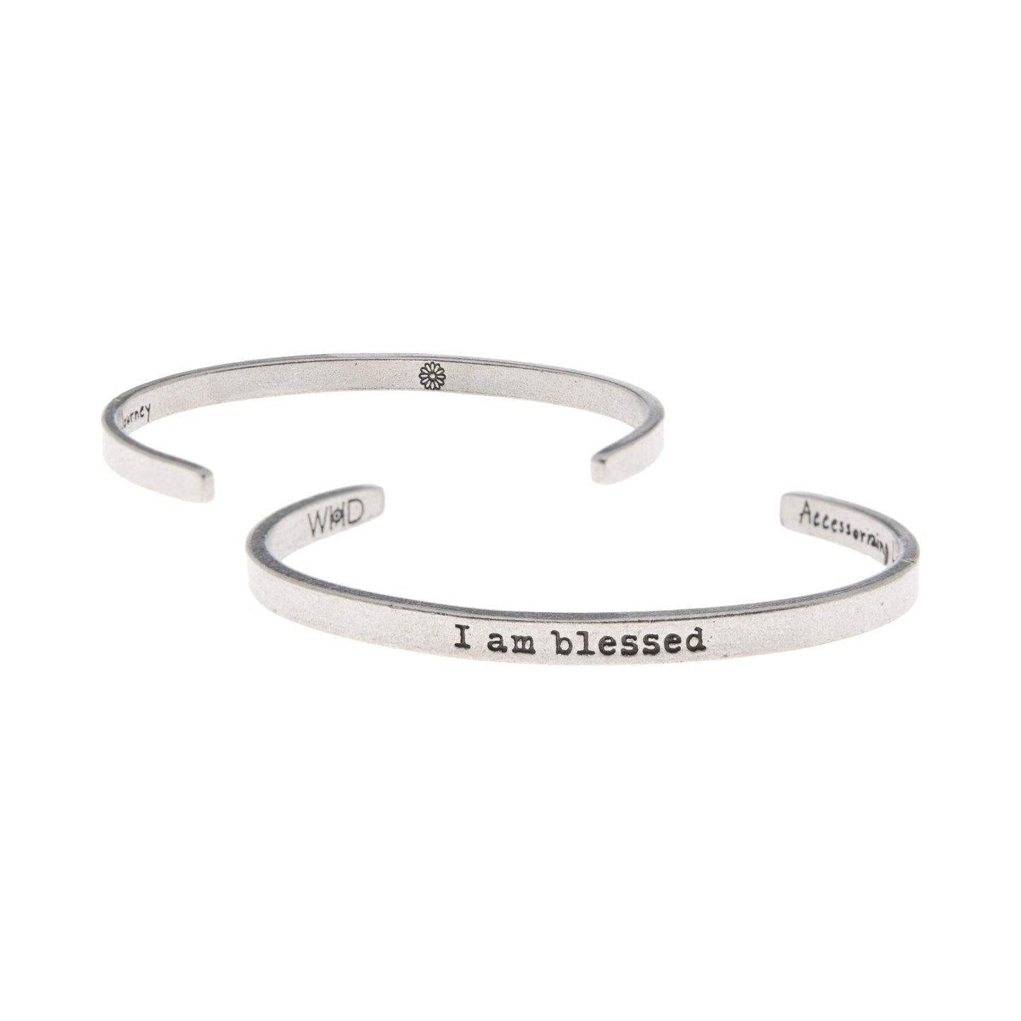 I Am Blessed Quotable Cuff Bracelet