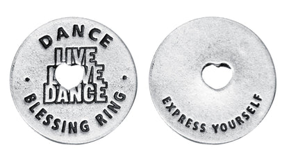 Dance Blessing Ring front and back
