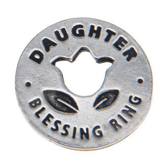Daughter Blessing Ring (on back - a beautiful flower in the garden of life) - Whitney Howard Designs