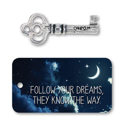 Dream Key Charm with backer card